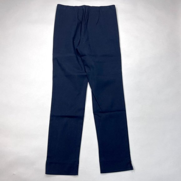 J Jill Essential Cotton Stretch Pants Women 10 Tall Elastic waist Pocket Pull-on - Picture 2 of 10